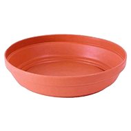 PROSPERPLAST Bowl under the pot GLINKA 14, imitation clay bowl, terracotta - Plant Saucer