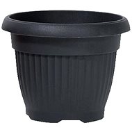 PROSPERPLAST Flowerpot NOVA 25, height 20.5cm, anthracite - Flower Pot
