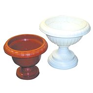DK PLAST flower stand 34cm AMFORA, white - Flower Stand