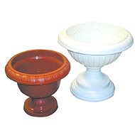 DK PLAST flower stand 34cm AMFORA, brown - Flower Stand