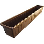 PLASTKON Garden box 100 cm, brown - Flower Box