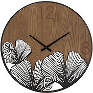 Mauro Ferretti Wall clock Wood, brown, diameter 60 cm - Wall Clock