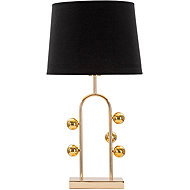 Mauro Ferretti, Table lamp with golden balls BUBBLE - Table Lamp