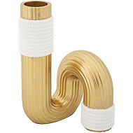 Mauro Ferretti Wave vase in polyresin, 18 cm - Vase