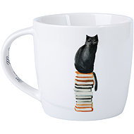 Maxwell & Williams Mug 400 ml Marc Martin Feline Friends Cat and Books - Mug