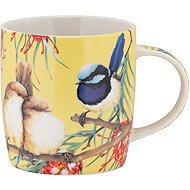 Maxwell & Williams Mug 370 ml Katherine Castle Bird Talk Superb fairywren - Mug