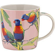 Maxwell & Williams Mug 370 ml Katherine Castle Bird Talk Rainbow Lorikeets - Mug