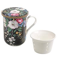Maxwell & Williams Mug with Porc. Sieve 300ml William Kilburn Midnight Blossom - Mug
