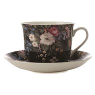 Maxwell & Williams Cup with Saucer, 480ml, William Kilburn Midnight Blossom - Cup