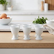 Maxwell & Williams WHITE BASICS Eierbecher-Set 6 Stück - Eierständer 