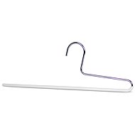 MAWA Metal non-slip trouser hangers KH white, 10 pcs - Hanger