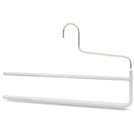 MAWA Metal non-slip trouser hangers KH duo white, 5 pcs - Hanger