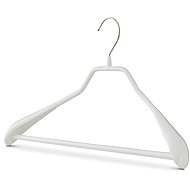 MAWA Metal anti-slip Bodyform hanger with rod white, 5 pcs - Hanger