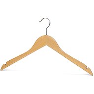 MAWA Wooden ergonomic hanger Business with notches, natural - Hanger
