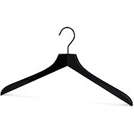 MAWA All in black wooden ergonomic hanger, black - Hanger
