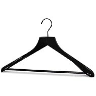 MAWA Wooden hanger All in black with trouser bar, black - Hanger