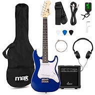 Max music GigKit Junior 3/4 Electric guitar pack Blue - Electric Guitar