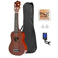 MAX music UKEY Ukulele and Accessories Set, Brown - Ukulele