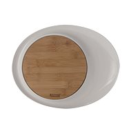 Maxwell & Williams WHITE BASICS BAMBOO Oval serving plate 33 x 26cm - Tray