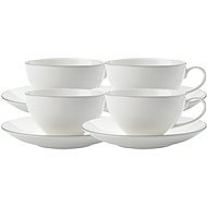Maxwell Williams WBA EDGE Set of Cups with Saucers 250ml 4pcs - Set of Cups