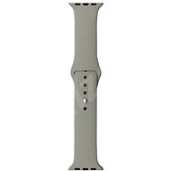 Silicone strap for Apple Watch 42/44/45mm grey L - Watch Strap