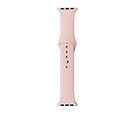 Silicone strap for Apple Watch 42/44/45mm light pink L - Watch Strap