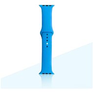 Silicone strap for Apple Watch 42/44/45mm blue S/M - Watch Strap
