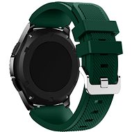 Silicone strap dark green 22mm - Watch Strap