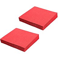 MAZUREK Red Napkins 33 × 33cm - 40pcs - 3-ply Party - Paper Napkins