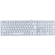 Hama Rossano CZ+SK white-silver - Keyboard