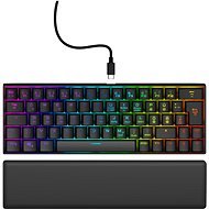 HAMA Gaming Urage Exodus 760 TKL Mechanical mini keyboard, RGB, Red switch, black - Gamer billentyűzet