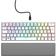 HAMA Gaming Urage Exodus 760 TKL Mechanical mini keyboard, RGB, Red switch, white - Gamer billentyűzet