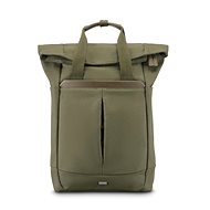 Hama Pureline 16,2", green/brown - Laptop Backpack