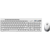 Genius SlimStar 8230 bílá - CZ/SK - Keyboard and Mouse Set