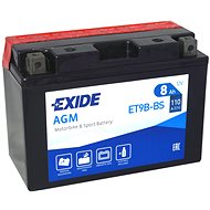 EXIDE ET9B-BS, 12 V, 8 Ah, 110 A (YT9B-BS) - Motorcycle batteries