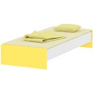 Nejlevnější nábytek Columbo, bílá/tangerine - Postel