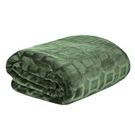 Mybesthome Microfiber blanket ORIENT olive 150x200 cm - Blanket