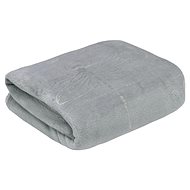 Mybesthome Microfibre Blanket BAG Silver 150x200cm - Blanket