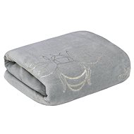 Mybesthome Microfibre Blanket BUMBLE Silver 150x200cm - Blanket