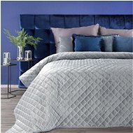 MyBestHome Bedspread RENE 220x240cm Silver - Bed Cover