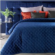 MyBestHome Bedspread RENE, 220x240cm, Blue - Bed Cover