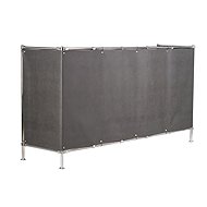MyBestHome Balcony screen OSLO graphite, height 100 cm, width 500 cm - Screen