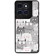 Mobiwear Glossy Glossy for Motorola Edge 60 Pro - Cats - Phone Cover