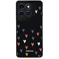 Mobiwear Glossy Glossy for Motorola Edge 60 Pro - Hearts - Phone Cover
