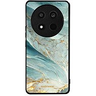 Mobiwear Glossy Glossy for Honor Magic7 Lite 5G - Greenish Marble - Phone Cover