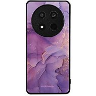 Mobiwear Glossy Glossy for Honor Magic7 Lite 5G - Purple Marble - Phone Cover