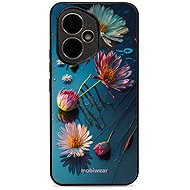 Mobiwear Glossy Honor 400 felszíni virágok fényes tok - Telefon tok