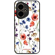 Mobiwear Glossy Honor 400 virágok fényes tok - Telefon tok