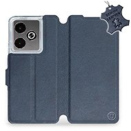 Mobiwear Flip Realme GT 7T kék bőrtok - Mobiltelefon tok