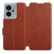 Mobiwear Flip Realme 14 5G barna tok - Mobiltelefon tok